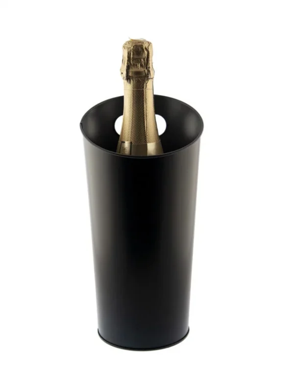 Metalinis Šampano/vyno aušintuvas KOALA Juodos spalvos