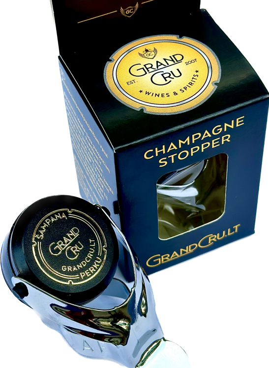 Firminis Šampano kamštis „GrandCru.lt”